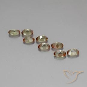4.21캐럿 천연 멀티컬러 안달루사이트 보석, 타원형 컷, 6.1×4.1 mm, VS-SI