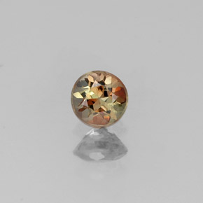 0.22캐럿 천연 멀티컬러 안달루사이트, 라운드 컷, 3.82 mm, VS