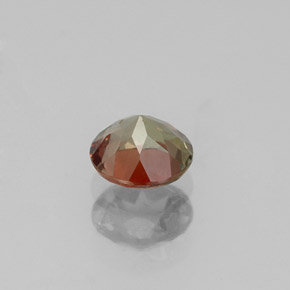 0.51캐럿 천연 멀티컬러 안달루사이트, 라운드 컷, 5.06 mm, VS