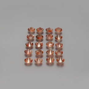 3.22캐럿 천연 멀티컬러 안달루사이트 보석, 라운드 컷, 3.48 mm, VS
