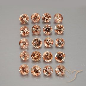 3.79ctw 자연스러운 다색 홍주석, 둥근, VS