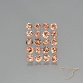 3.99ctw 자연스러운 다색 홍주석, 둥근, VS
