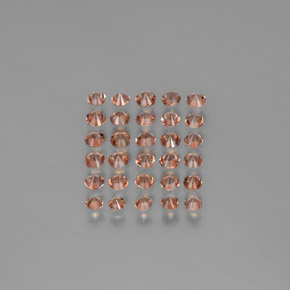 3.03캐럿 천연 멀티컬러 안달루사이트 보석, 라운드 컷, 3.10 mm, VS