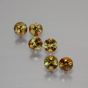 1.17캐럿 천연 다색 홍주석 보석, 라운드 컷, VS