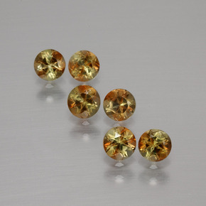 1.17캐럿 천연 멀티컬러 안달루사이트 보석, 라운드 컷, 3.63 mm, VS