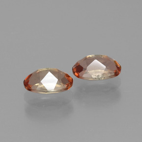 캐럿 천연 멀티컬러 안달루사이트 보석, 타원형 컷, 6.1×4.1 mm, VS