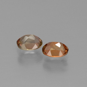 캐럿 천연 다색 홍주석 보석, 타원형 컷, VS