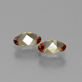 캐럿 천연 멀티컬러 안달루사이트 보석, 타원형 컷, 5.9×4 mm, VS