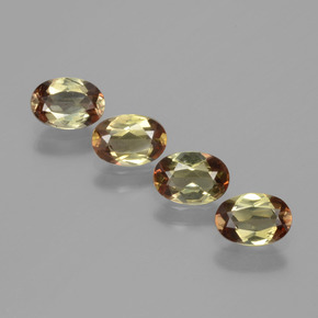 2.08캐럿 천연 다색 홍주석 보석, 타원형 컷, VS