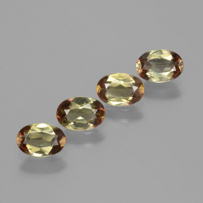 2.08캐럿 천연 다색 홍주석 보석, 타원형 컷, VS