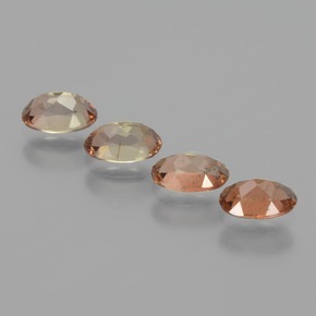 1.90캐럿 천연 멀티컬러 안달루사이트 보석, 타원형 컷, 6×4 mm, VS
