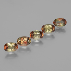 2.62캐럿 천연 다색 홍주석 보석, 타원형 컷, VS