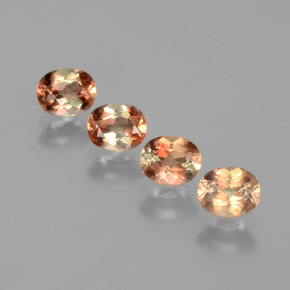 1.76캐럿 천연 멀티컬러 안달루사이트 보석, 타원형 컷, 5.2×4.2 mm, VS
