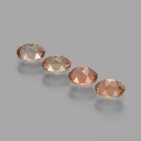 1.76캐럿 천연 멀티컬러 안달루사이트 보석, 타원형 컷, 5.2×4.2 mm, VS