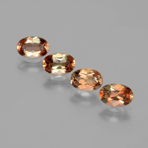 1.97캐럿 천연 멀티컬러 안달루사이트 보석, 타원형 컷, 6×4.1 mm, VS