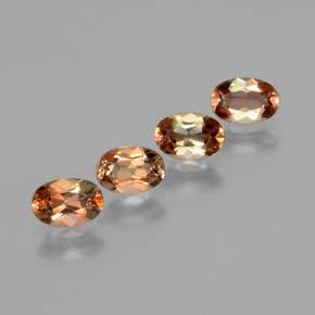 1.97캐럿 천연 멀티컬러 안달루사이트 보석, 타원형 컷, 6×4.1 mm, VS