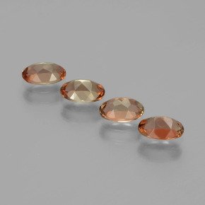 1.97캐럿 천연 멀티컬러 안달루사이트 보석, 타원형 컷, 6×4.1 mm, VS