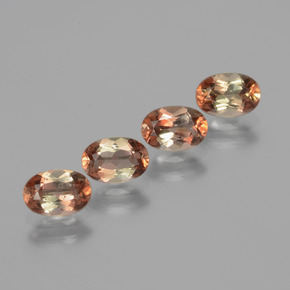 2.31캐럿 천연 멀티컬러 안달루사이트 보석, 타원형 컷, VS