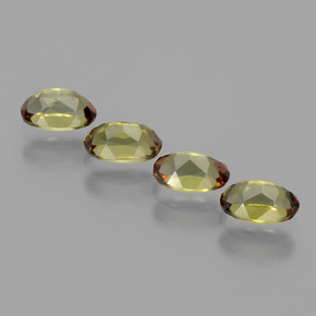 2.12캐럿 천연 다색 홍주석 보석, 타원형 컷, VS