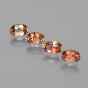 2.21캐럿 천연 멀티컬러 안달루사이트 보석, 타원형 컷, 6.1×4.2 mm, VS
