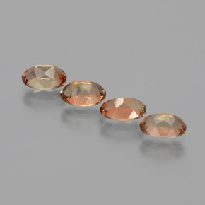 2.21캐럿 천연 멀티컬러 안달루사이트 보석, 타원형 컷, 6.1×4.2 mm, VS