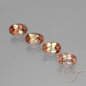 2.19캐럿 천연 멀티컬러 안달루사이트 보석, 타원형 컷, 6.1×4.1 mm, VS