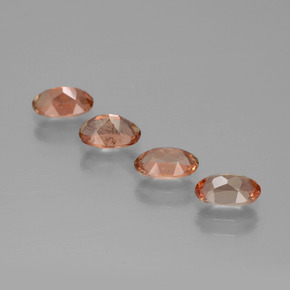 2.02캐럿 천연 멀티컬러 안달루사이트 보석, 타원형 컷, 6.1×4.2 mm, VS
