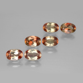 2.69캐럿 천연 멀티컬러 안달루사이트 보석, 타원형 컷, 6×4 mm, VS