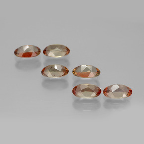 2.69캐럿 천연 멀티컬러 안달루사이트 보석, 타원형 컷, 6×4 mm, VS