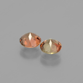 캐럿 천연 다색 홍주석 보석, 라운드 컷, VS