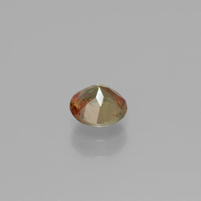 0.46캐럿 천연 멀티컬러 안달루사이트, 라운드 컷, 4.95 mm, VS