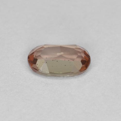 0.42캐럿 천연 멀티컬러 안달루사이트, 타원형 컷, 5.9×3.9 mm, VS