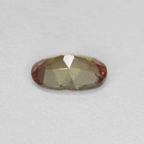 0.42캐럿 천연 멀티컬러 안달루사이트, 타원형 컷, 6×4 mm, VS