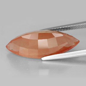 8.24캐럿 천연 허니 오렌지 안데신 래브라도라이트, 보석, VVS-VS