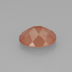 1.81캐럿 천연 허니 레드 안데신 라브라도라이트, 타원형 컷, 9.4×7.4 mm, VVS