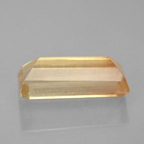 3.90캐럿 천연 샴페인 안데신 라브라도라이트, 바게트, 13.9×6 mm, VS
