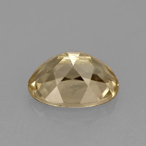 1.58캐럿 천연 샴페인 안데신 라브라도라이트, 타원형 컷, 8.9×6.6 mm, VVS-VS