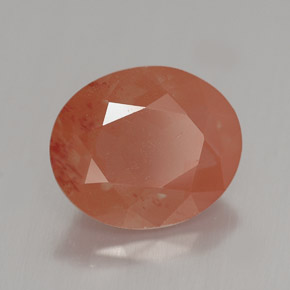 3.16캐럿 천연 허니 오렌지 안데신 라브라도라이트, 타원형 컷, 11×9.1 mm, VVS