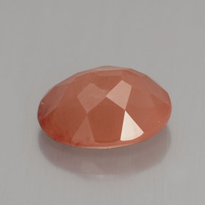 3.16캐럿 천연 허니 오렌지 안데신 라브라도라이트, 타원형 컷, 11×9.1 mm, VVS