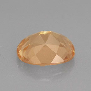 2.44캐럿 천연 샴페인 안데신 라브라도라이트, 타원형 컷, 10.2×8.3 mm, VVS-VS