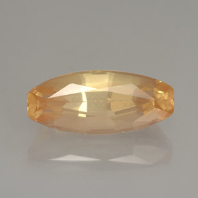 3.04캐럿 천연 샴페인 안데신 라브라도라이트, 멋진 모양, 14×6.2 mm, VVS