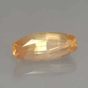 3.04캐럿 천연 샴페인 안데신 라브라도라이트, 멋진 모양, 14×6.2 mm, VVS