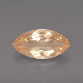 1.60캐럿 천연 허니 오렌지 안데신 라브라도라이트, 마퀴즈, 12.1×6.3 mm, VS