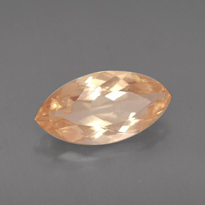 1.60캐럿 천연 허니 오렌지 안데신 라브라도라이트, 마퀴즈, 12.1×6.3 mm, VS