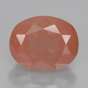 3.10캐럿 천연 허니 오렌지 안데신 라브라도라이트, 타원형 컷, 10.3×8.2 mm, VVS