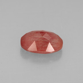 1.31캐럿 천연 허니 레드 안데신 래브라도라이트, 타원형 컷, VS