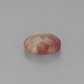 1.36캐럿 천연 허니 레드 안데신 라브라도라이트, 투명한, 8.3×6.2 mm, 투명/반투명