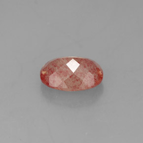 1.18캐럿 천연 허니 레드 안데신 래브라도라이트, 투명한, 투명/반투명