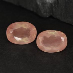 2.86캐럿 천연 허니 레드 안데신 라브라도라이트 보석, 타원형 컷, 8.3×6.1 mm, VVS-VS