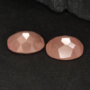 2.86캐럿 천연 허니 레드 안데신 라브라도라이트 보석, 타원형 컷, 8.3×6.1 mm, VVS-VS